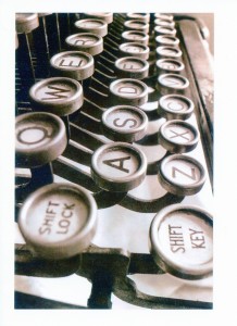 Dale Klein's vintage typewriter